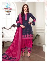Lakhani Sakhi Gold Running Wear Printed Cotton Suits Catalog Collection