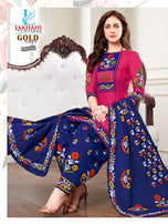 Lakhani Sakhi Gold Running Wear Printed Cotton Suits Catalog Collection