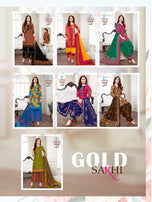 Lakhani Sakhi Gold Running Wear Printed Cotton Suits Catalog Collection