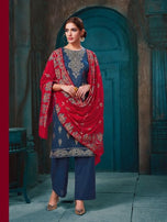 SMC Eliza Gold Foil Print Pure Cotton with Premium gold foil print Dress Material Catalog