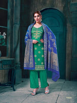 SMC Eliza Gold Foil Print Pure Cotton with Premium gold foil print Dress Material Catalog