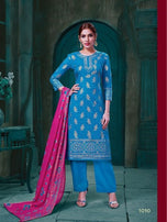 SMC Eliza Gold Foil Print Pure Cotton with Premium gold foil print Dress Material Catalog