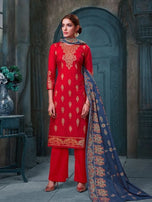 SMC Eliza Gold Foil Print Pure Cotton with Premium gold foil print Dress Material Catalog