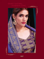 SMC Eliza Gold Foil Print Pure Cotton with Premium gold foil print Dress Material Catalog