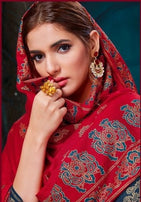 SMC Eliza Gold Foil Print Pure Cotton with Premium gold foil print Dress Material Catalog