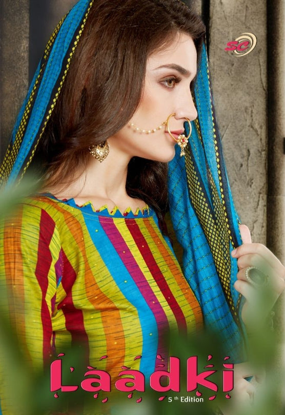 SC Laadki Fifth and Sixth Edition Printed Cotton Dress Material Catalog