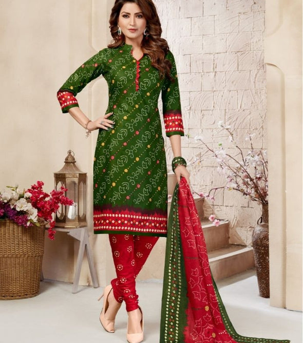 SC Bandhani Special First Edition Printed Cotton Dress Material Catalog