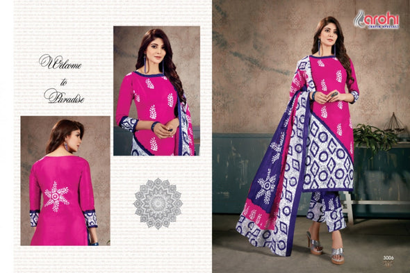 Ganesha Arohi Vol-3 Printed Cotton Dress Material Catalog Collection
