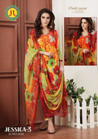 JT Jessica Vol-3 Printed Cotton Dress Material Catalog Collection