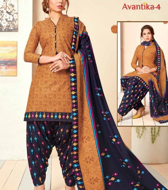 JT Avantika Vol-4 Printed Cotton Dress Material Catalog Collection