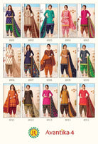 JT Avantika Vol-4 Printed Cotton Dress Material Catalog Collection