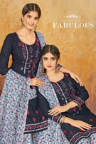 JS Priya Queen of Patiyala Printed Cotton Dress Material Catalog