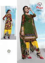 JS Priya Piku Vol-3 Printed Cotton Dress Material Catalog Collection