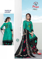 JS Priya Piku Vol-3 Printed Cotton Dress Material Catalog Collection