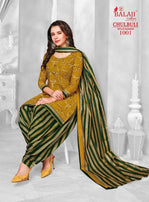 Balaji Chulbuli Patiyala Printed Cotton Dress Material Catalog Collection