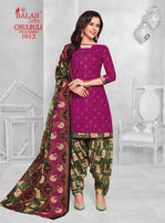 Balaji Chulbuli Patiyala Printed Cotton Dress Material Catalog Collection