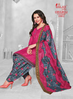 Balaji Chulbuli Patiyala Printed Cotton Dress Material Catalog Collection