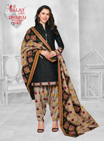 Balaji Chulbuli Patiyala Printed Cotton Dress Material Catalog Collection