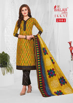 Balaji Ikkat Vol-2 Printed Cotton Dress Material Catalog Collection