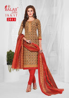 Balaji Ikkat Vol-2 Printed Cotton Dress Material Catalog Collection