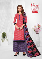 Balaji Ikkat Vol-2 Printed Cotton Dress Material Catalog Collection