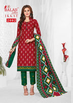 Balaji Ikkat Vol-2 Printed Cotton Dress Material Catalog Collection