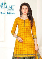 Balaji Preet Patiyala Printed Cotton Dresses Catalog Collection