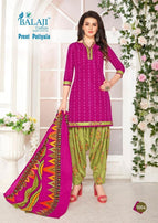 Balaji Preet Patiyala Printed Cotton Dresses Catalog Collection