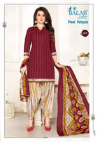 Balaji Preet Patiyala Printed Cotton Dresses Catalog Collection