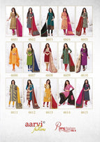 Aarvi Rang Resham Vol-8 Printed Cotton Dress Material Catalog