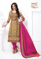Aarvi Rang Resham Vol-8 Printed Cotton Dress Material Catalog