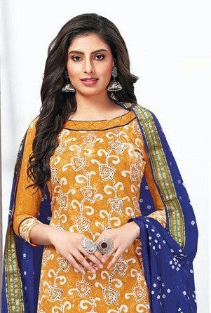 Aarvi Batik Bandhej vol-2 Printed Cotton Dress Material Catalog