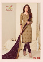 Aarvi Bandhej vol-4 Bandhani Print Cotton Salwar Suit Catalog Collection