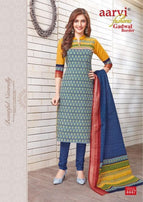 Aarvi Gadwal Border Vol-5 Printed Cotton Salwar Suit Catalog Collection