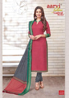 Aarvi Gadwal Border Vol-5 Printed Cotton Salwar Suit Catalog Collection