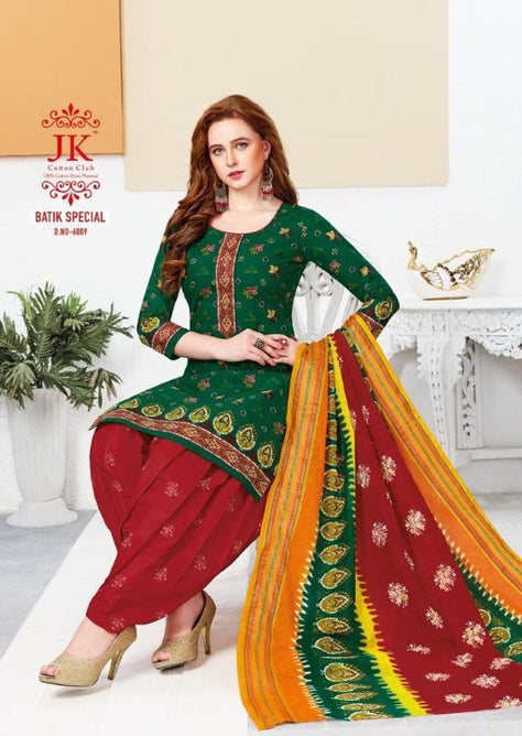 JK Batik Special Vol-6 Printed Cotton Dress Material Catalog Collection