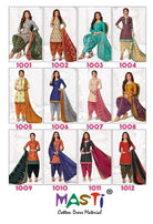 Masti Bul Bul Printed Cotton Dress Material Catalog Collection