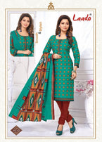 Laado Priyanka Vol-3 Unstich Printed Cotton Dress Material Catalog