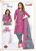 Laado Priyanka Vol-3 Unstich Printed Cotton Dress Material Catalog