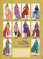 Laado Priyanka Vol-3 Unstich Printed Cotton Dress Material Catalog