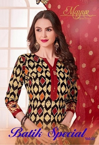 Mayur Batik Special Vol-13 Printed Cotton Dress Material Catalog Collection