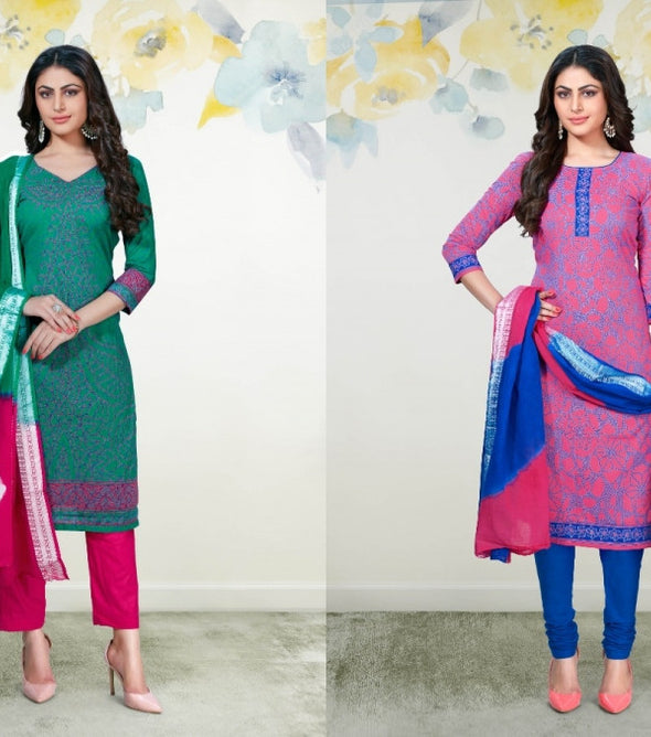 Deeptex Scarlet Vol-8 Printed Cotton Dress Material Catalog Collection