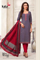 Kala Miss World Vol-2 Printed Cotton Dress Material Catalog Collection