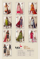 Kala Miss World Vol-2 Printed Cotton Dress Material Catalog Collection