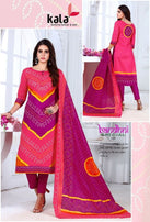 Kala Bandhani Special Printed Cotton Dress Material Catalog Collection