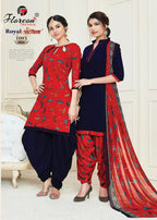 Floreon Royal Patiyala Heavy Rayon Dress Material Catalog Collection