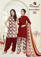 Floreon Royal Patiyala Heavy Rayon Dress Material Catalog Collection