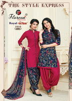 Floreon Royal Patiyala Heavy Rayon Dress Material Catalog Collection