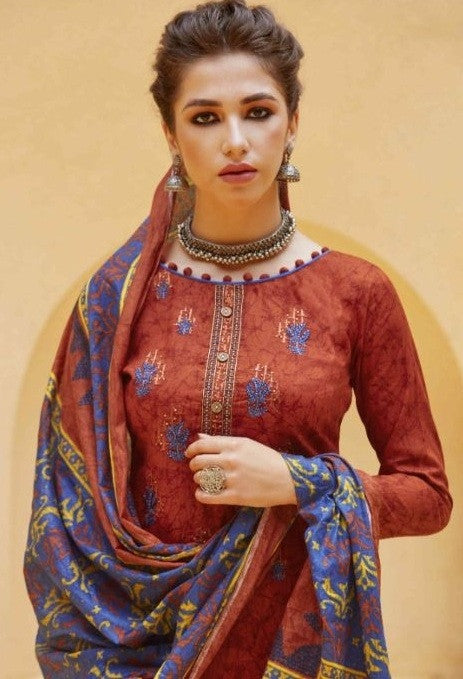 Vastu Netra Lawn Cotton work Unstitched Dress Material Catalog