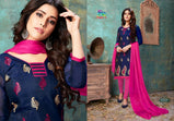 Rahul Nx Rasili Vol-11 Embroidery Work Chanderi Cotton Dress Material Catalog